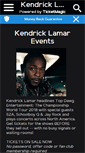 Mobile Screenshot of kendricklamartickets.com